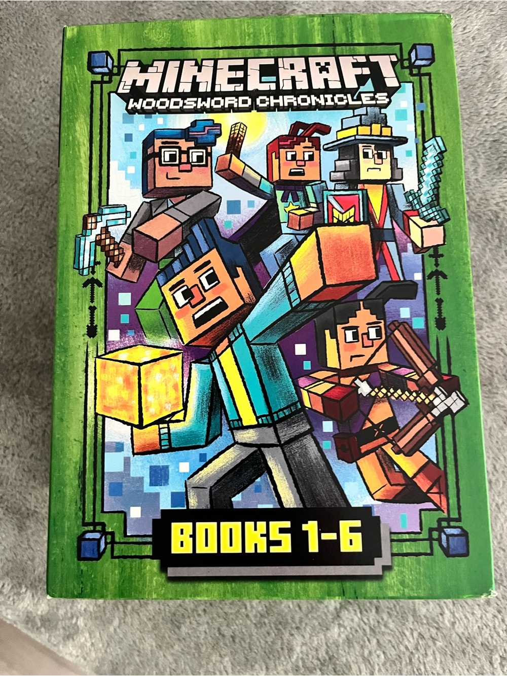 Excellent Condition Minecraft Woodsword Chronicles Books 1-6 Collection Set